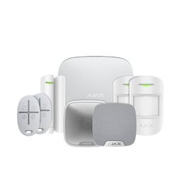 Ajax Kit 1 with Keyfobs - Hub 2 & MotionProtects (Non cam)