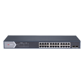 Hikvision DS-3E1526P-SI Smart Managed 24-Port Gigabit PoE Switch w/ 2 x...