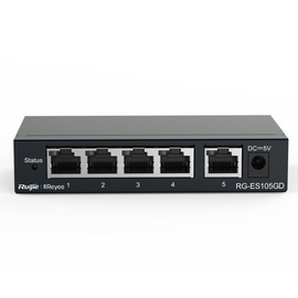 Ruijie RG-ES105GD 5 Port Gigabit Unmanaged Non-PoE Switch