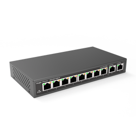 Ruijie RG-ES110D-P 8 Port 100Mbps Desktop Unmanaged POE Switch