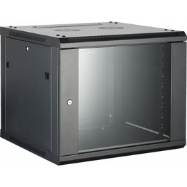 All Rack CAB12WB450BLK 12U 450mm Deep Black Wall Mount Data Cabinet