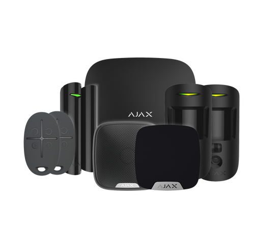 Ajax Motion Cam Kit 1 Black (Hub2 & Space Controls)
