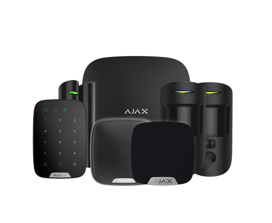 Ajax Motion Cam Kit 3 Black (Hub2 & Keypad)