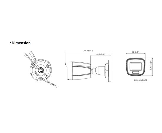 Hilook IPC-B129H-4mm