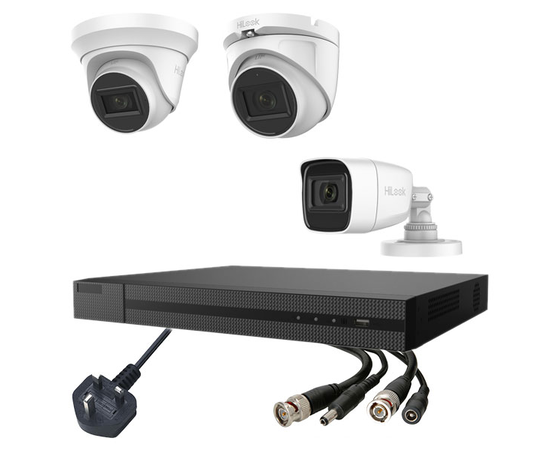 Hikvision HiLook 2MP Audio over coax kit 8 Channel Turbo Analogue HD CCTV Kit...