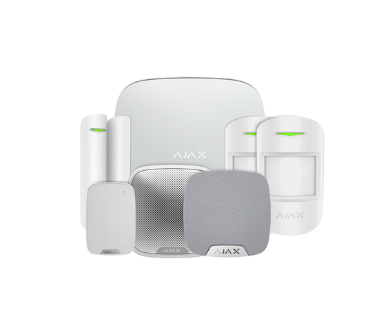 Ajax Kit 3 with KeyPad - Hub 2 & MotionProtects (Non cam) Ajax Kit 3 with KeyPad - Hub 2 & MotionProtects (Non cam)