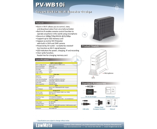 Lawmate PVWB10i
