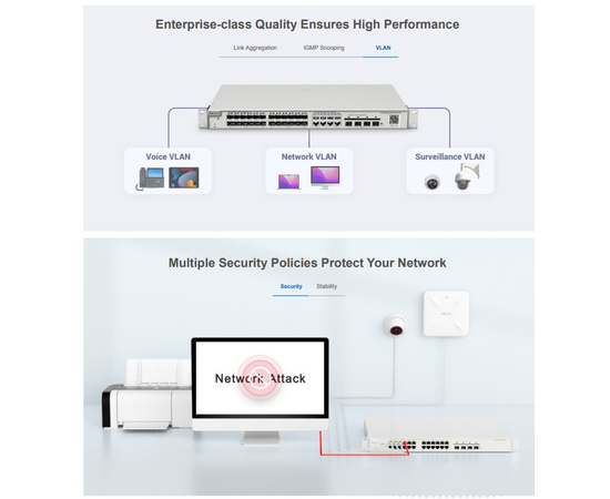 Ruiji RG-NBS3200-24GT4XS-P Ruiji RG-NBS3200-24GT4XS-P