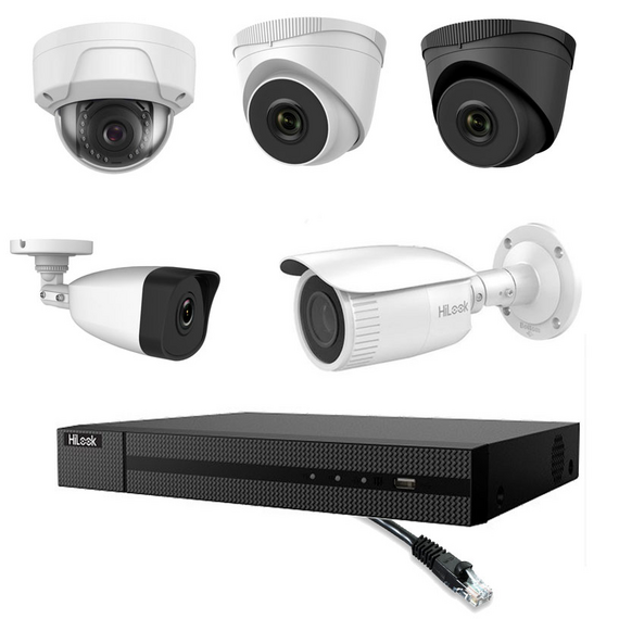Hikvision HiLook - 4/5MP 8 Channel IP CCTV Camera System Builder