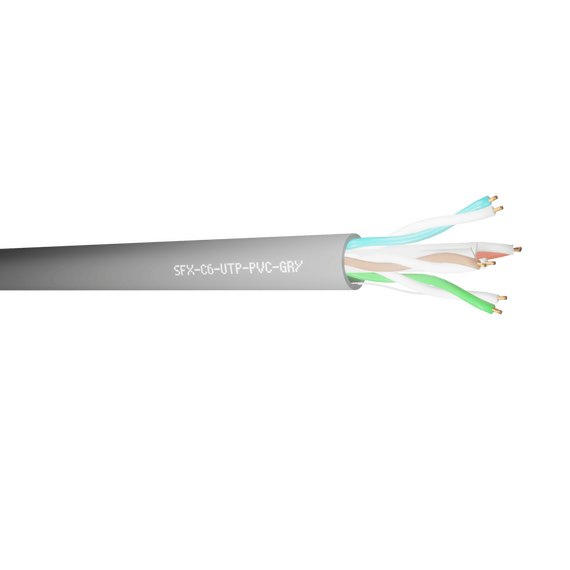 CAT 6 – Pure Copper / UTP - GREY - 305m
