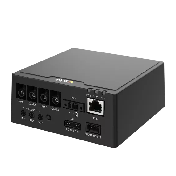 AXIS F9114 4-channel main unit with audio and I/O