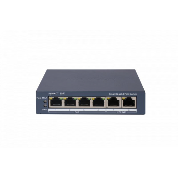 Hikvision DS-3E1506P-EI 4 Port Gigabit Smart PoE Switch