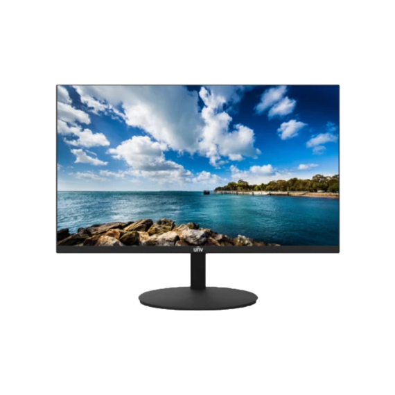 Uniview 24-Inch Full HD CCTV LED Monitor with Built-In Speakers, HDMI/VGA Input ...