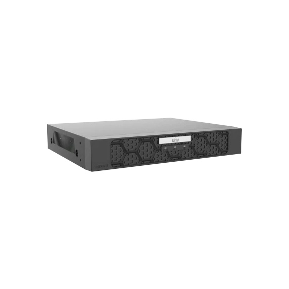 Uniview 4-Channel AI NVR with 4 Built-in PoE Ports, 4K Output, H.265 Compression...
