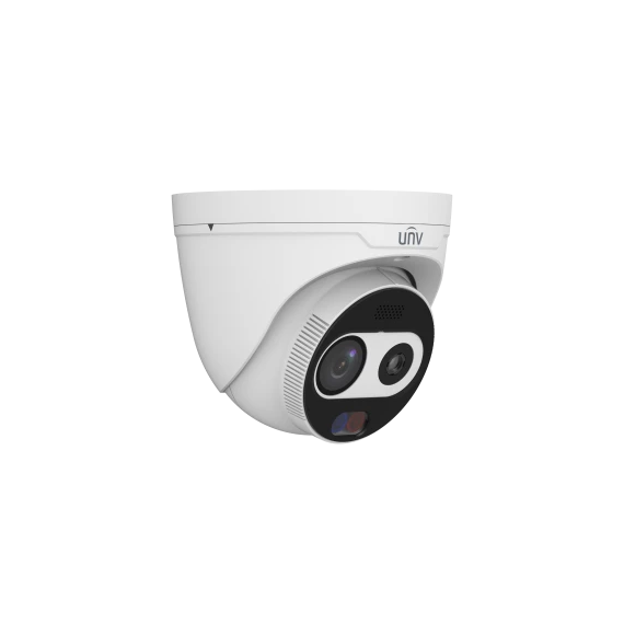 Uniview Thermal + Optical Dual-Spectrum AI Turret Camera with Fire Detection, Sm...