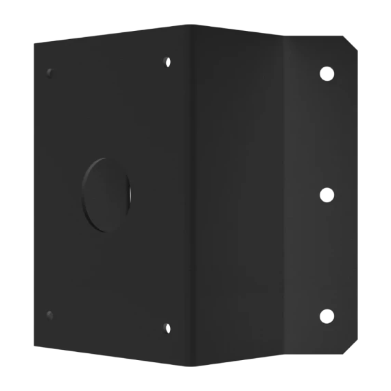 Uniview CornerGuard Pro PTZ Corner Mount Bracket (Black Heavy-Duty Aluminum) (UV...