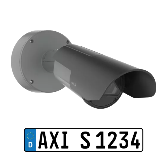 AXIS Q1800-LE-3 L.P. Verifier Kit – License Plate Recognition Outdoor Bullet Cam...
