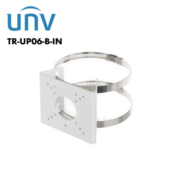 Uniview Pole Mount Bracket for CCTV Cameras & Junction Boxes, Outdoor Waterproof...