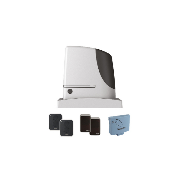 Nice RUN1800-KIT High-Performance Sliding Gate Automation Kit (24V DC) up to 180...