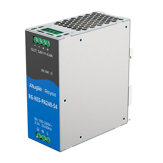 Ruijie Reyee RG-NIS-PA240-54 Industrial 54V 240W DIN Rail Power Supply Module