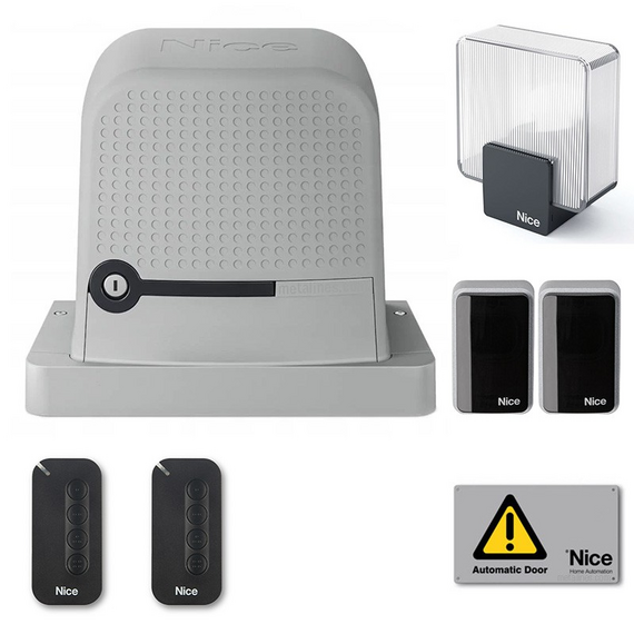 Nice RBS400BDKCE Sliding Gate Automation Kit (24V DC) up to 400kg – ROBUS 400 Se...