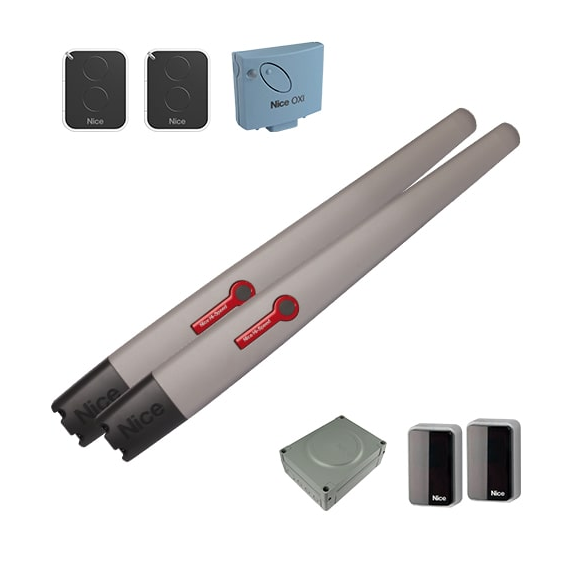 NICE TOONA5024HS-DKIT 24V DC Double Swing Gate Automation Kit