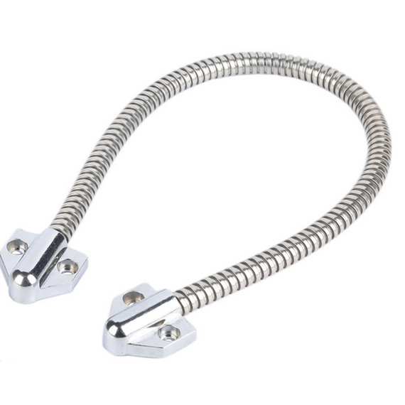 Haydon HAY-DL30 30cm Armoured Stainless Steel Door Loop with Cast Aluminium End ...