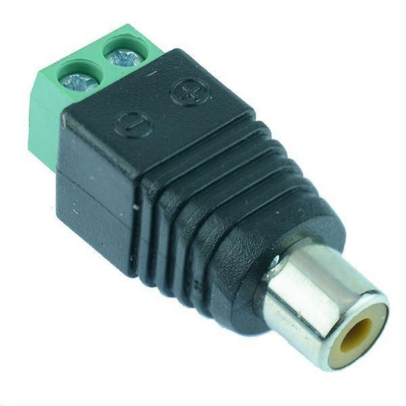 Haydon HAY-RCAF-TERM RCA Female Screw Terminal Connector – Solderless Audio & CC...