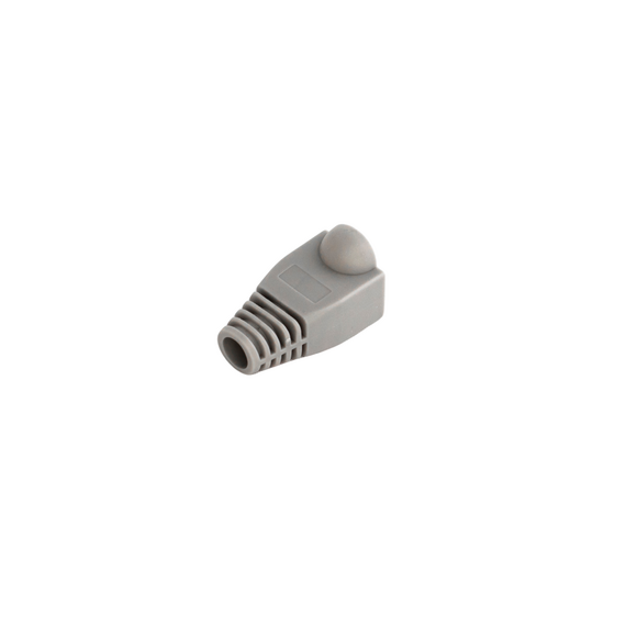 Haydon HAY-RJ45STRAIN50 RJ45 Cat5e/Cat6 Strain Relief Boots – Grey Network Cable...