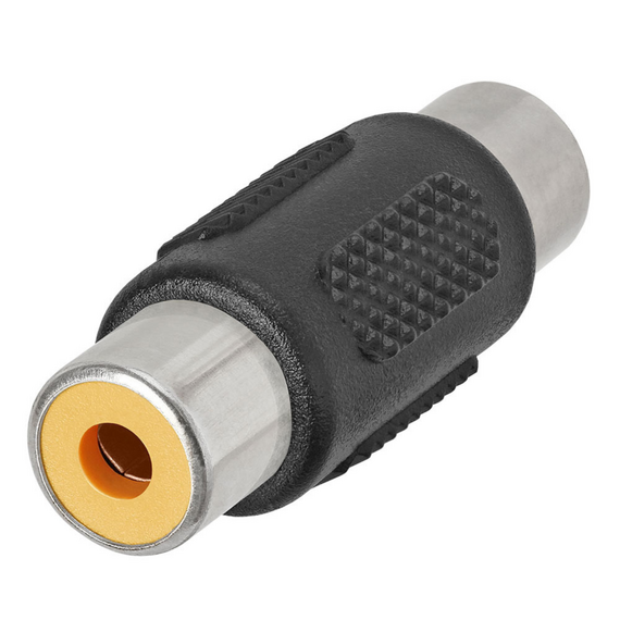 Haydon HAY-RCACOUPLER-F2F RCA Female to Female Coupler – Audio & Video Inline Ad...
