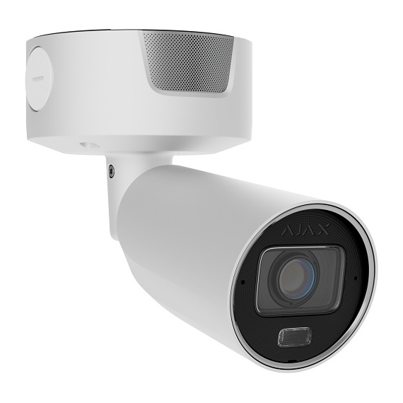 Ajax BulletCam HLVF 4MP Superior Varifocal Network Camera White