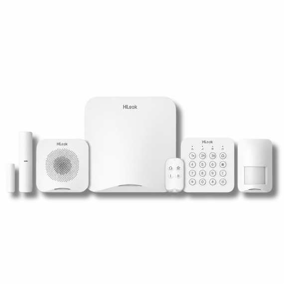 HiLook 16-Zone Wireless Alarm Kit with Keypad & Indoor Sounder